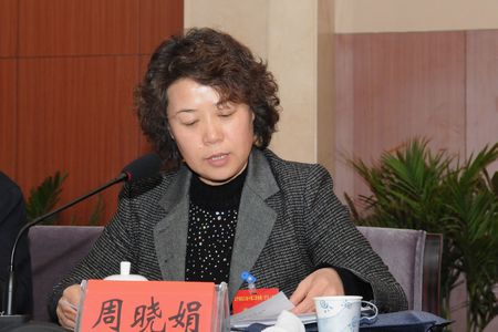 省总经审会主任周晓娟作《省总工会经审会2011年经费审查工作情况和